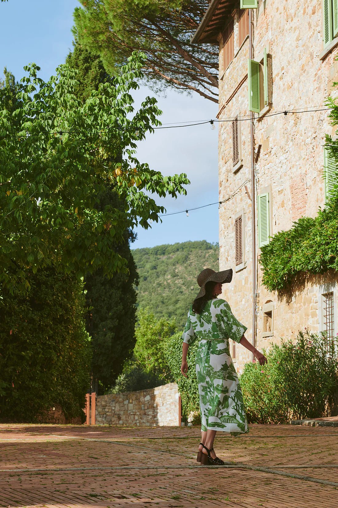 One Hundred StarsOne Hundred Stars Giant Willow Green Obi DressDresses - Blue Water Clothing