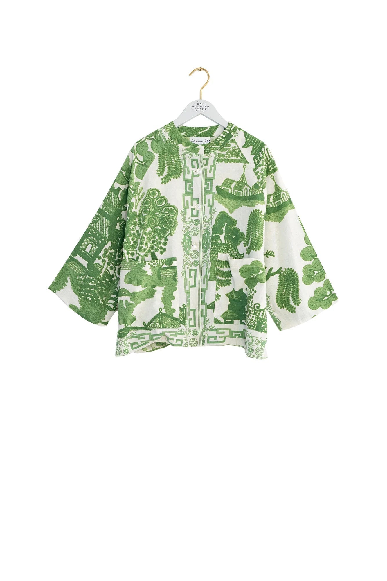 One Hundred StarsOne Hundred Stars Giant Willow Green Summer JacketCoats & Jackets - Blue Water Clothing