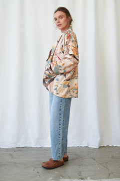 One Hundred StarsOne Hundred Stars Hummingbird Nude Pocket JacketCoats & Jackets - Blue Water Clothing