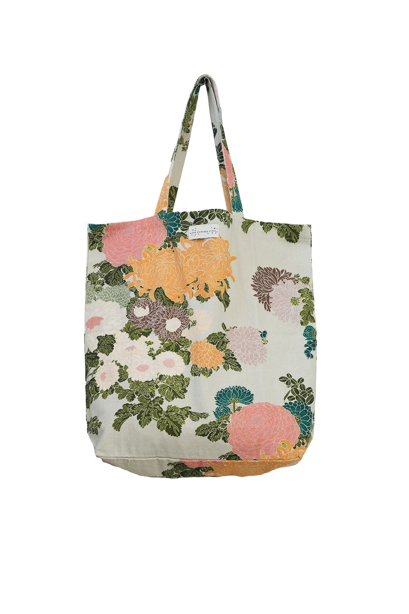 One Hundred StarsOne Hundred Stars Jacquard Putty Canvas BagAccessories - Blue Water Clothing