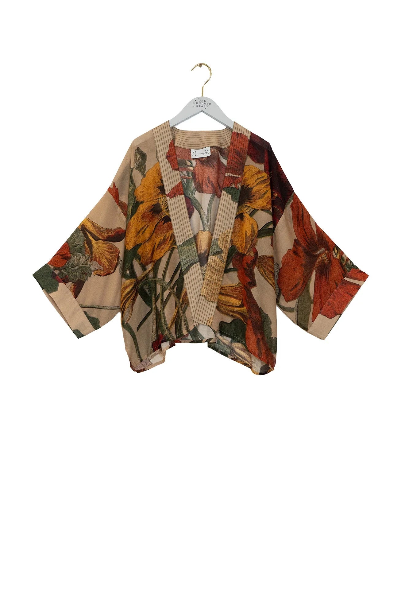 One Hundred StarsOne Hundred Stars Nasturtium KimonoTops - Blue Water Clothing