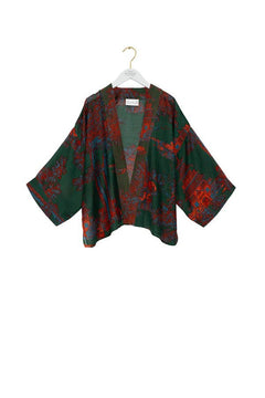 One Hundred StarsOne Hundred Stars Pagoda Forest KimonoTops - Blue Water Clothing