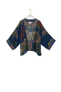 One Hundred StarsOne Hundred Stars Parsley Seed Navy KimonoTops - Blue Water Clothing