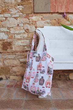 One Hundred StarsOne Hundred Stars Perfume Bottles Blush Canvas BagAccessories - Blue Water Clothing