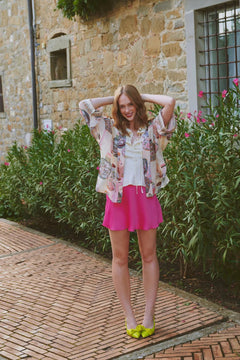 One Hundred StarsOne Hundred Stars Perfume Bottles Blush KimonoTops - Blue Water Clothing