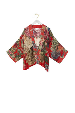 One Hundred StarsOne Hundred Stars Primula Berry KimonoTops - Blue Water Clothing