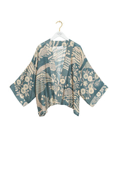 One Hundred StarsOne Hundred Stars Rosa Blue KimonoTops - Blue Water Clothing