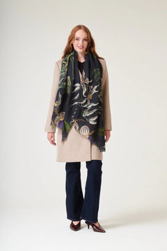 One Hundred StarsOne Hundred Stars Scarf Orchid BlackAccessories - Blue Water Clothing