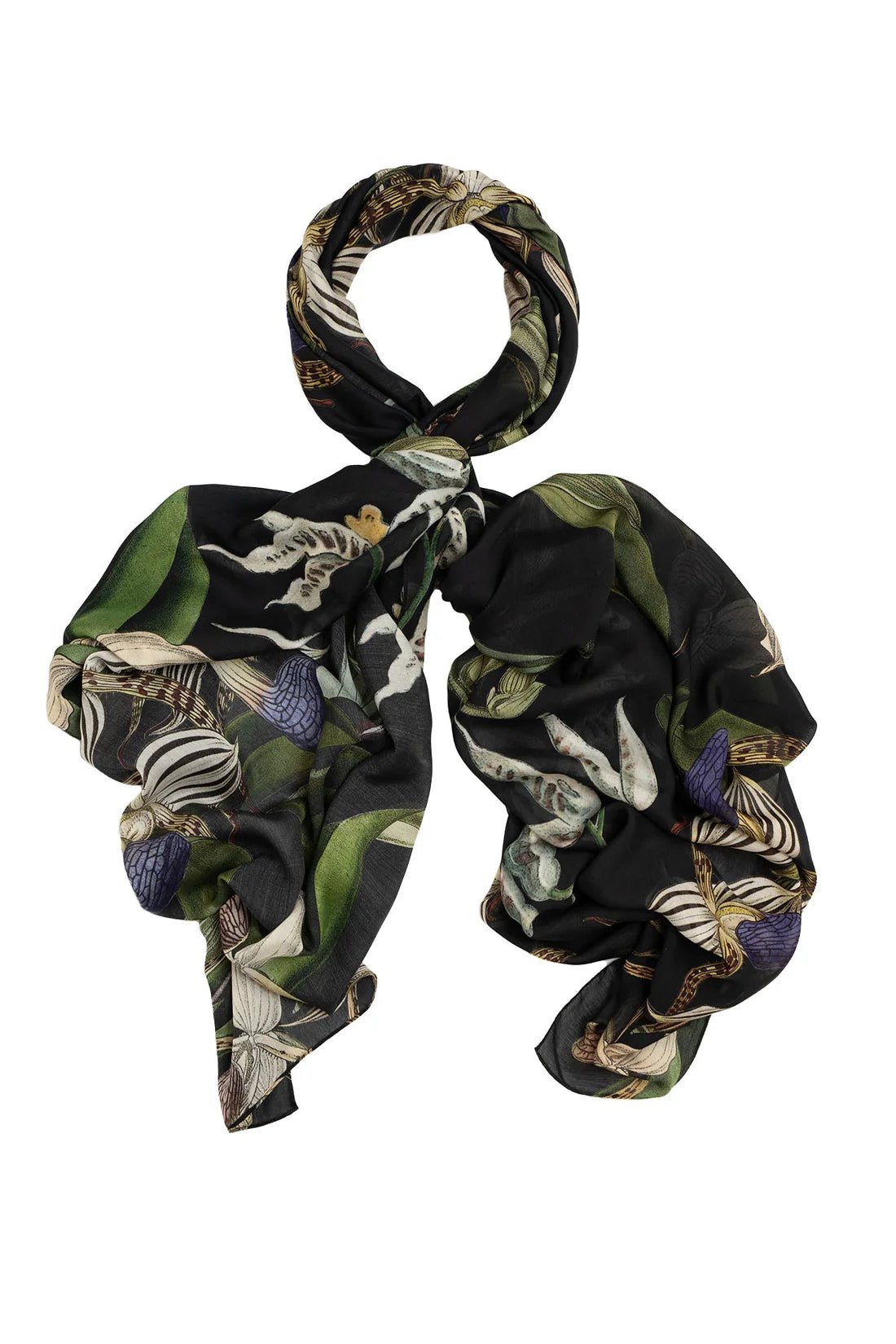 One Hundred StarsOne Hundred Stars Scarf Orchid BlackAccessories - Blue Water Clothing