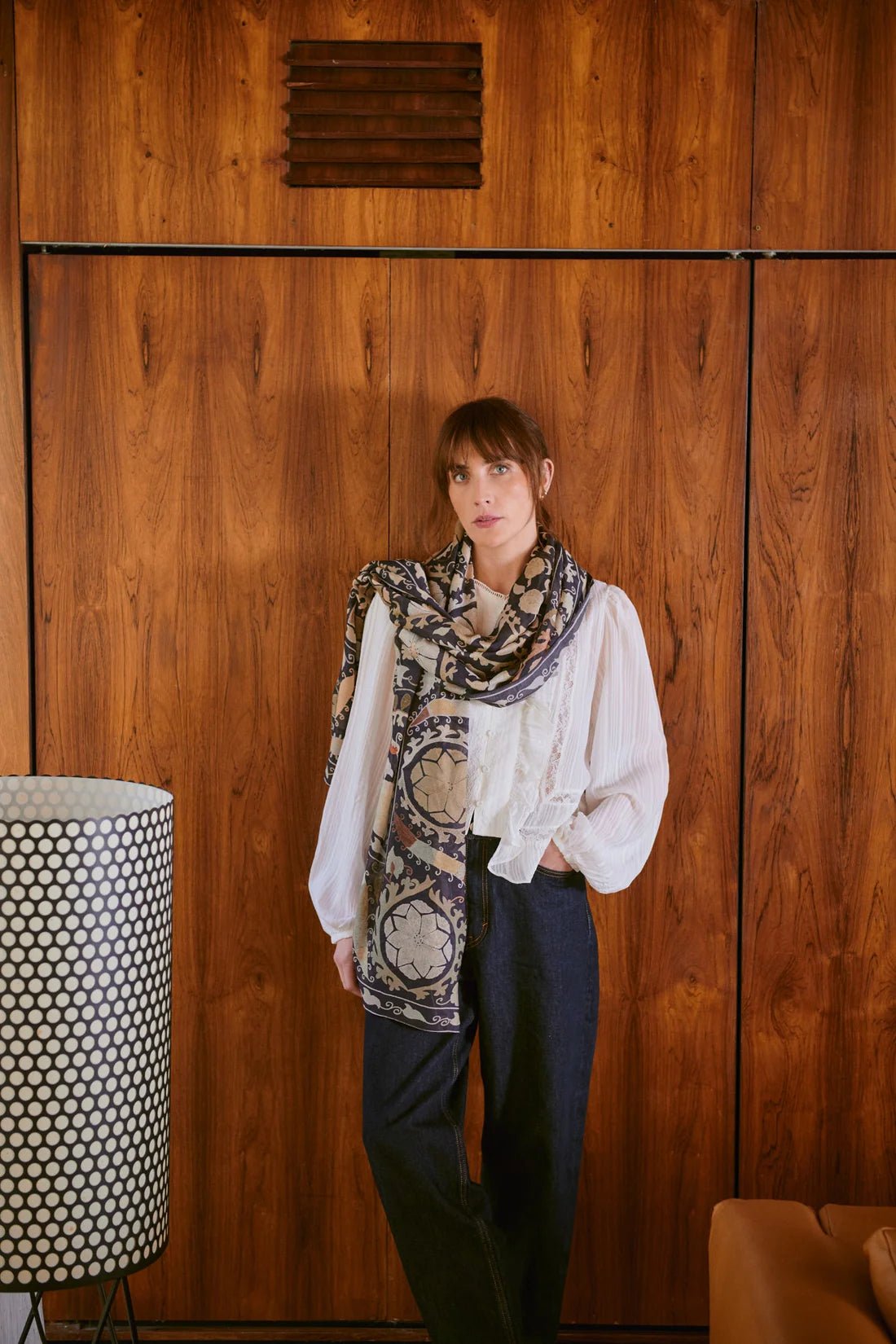 One Hundred StarsOne Hundred Stars Scarf Susani CharcoalAccessories - Blue Water Clothing