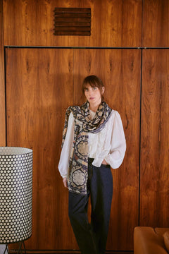 One Hundred StarsOne Hundred Stars Scarf Susani CharcoalAccessories - Blue Water Clothing