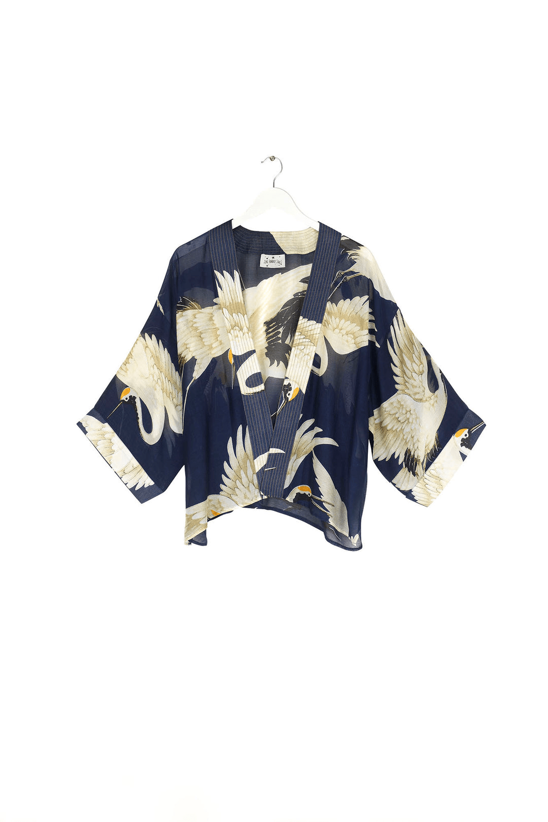 One Hundred StarsOne Hundred Stars Stork KimonoTopsNavy - Blue Water Clothing