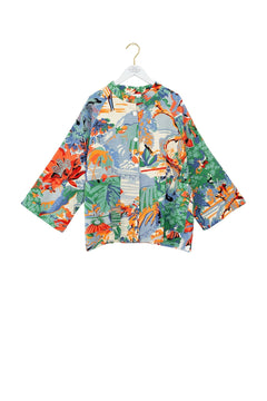 One Hundred StarsOne Hundred Stars Tropicana Blue Summer JacketCoats & Jackets - Blue Water Clothing