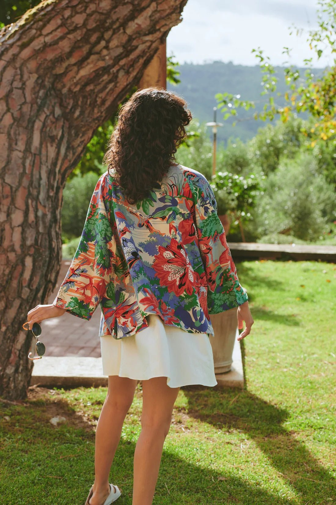 One Hundred StarsOne Hundred Stars Tropicana Blue Summer JacketCoats & Jackets - Blue Water Clothing