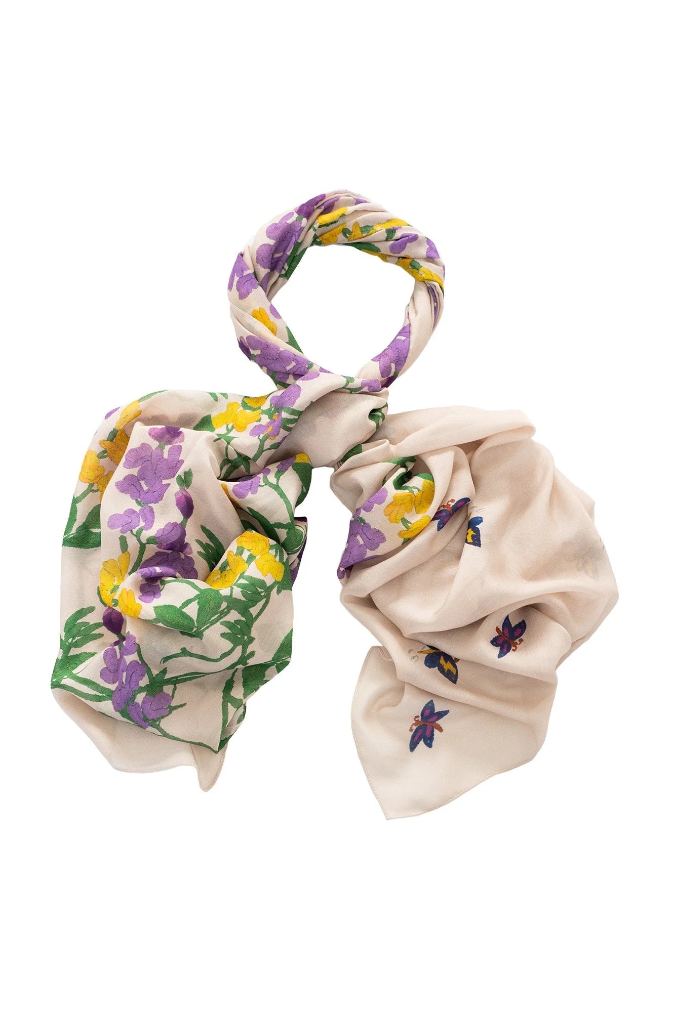 One Hundred StarsOne Hundred Stars Wisteria Lilac ScarfAccessories - Blue Water Clothing