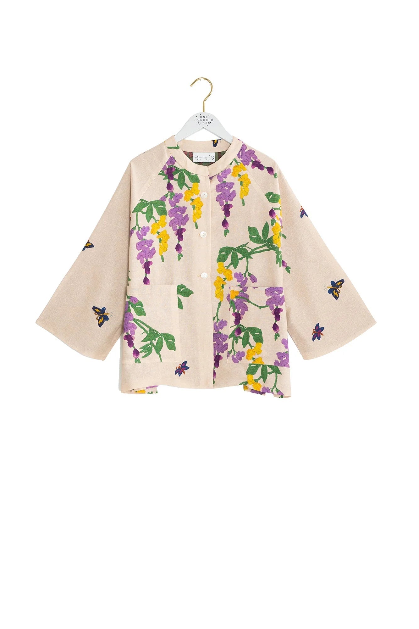 One Hundred StarsOne Hundred Stars Wisteria Lilac Summer JacketCoats & Jackets - Blue Water Clothing