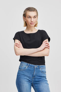 Pamila Plain Jersey T-Shirt - Blue Water Clothing
