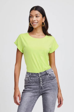 Pamila Plain Jersey T-Shirt - Blue Water Clothing
