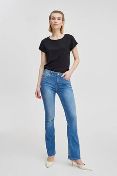 Pamila Plain Jersey T-Shirt - Blue Water Clothing
