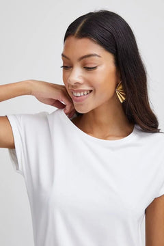 Pamila Plain Jersey T-Shirt - Blue Water Clothing