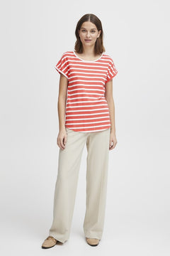 Pamila Stripe T-Shirt - Blue Water Clothing