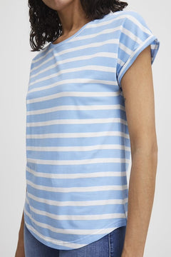 Pamila Stripe T-Shirt - Blue Water Clothing