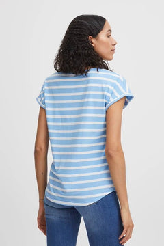 Pamila Stripe T-Shirt - Blue Water Clothing