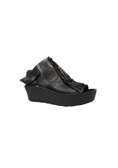 PapuceiPapuccei Pippin Wedge SandalSandalsBlack - Blue Water Clothing