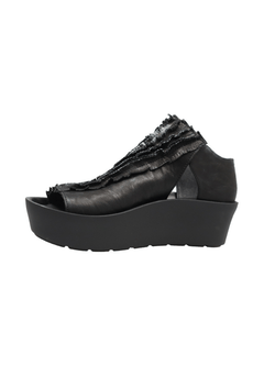 PapuceiPapuccei Pippin Wedge SandalSandalsBlack - Blue Water Clothing