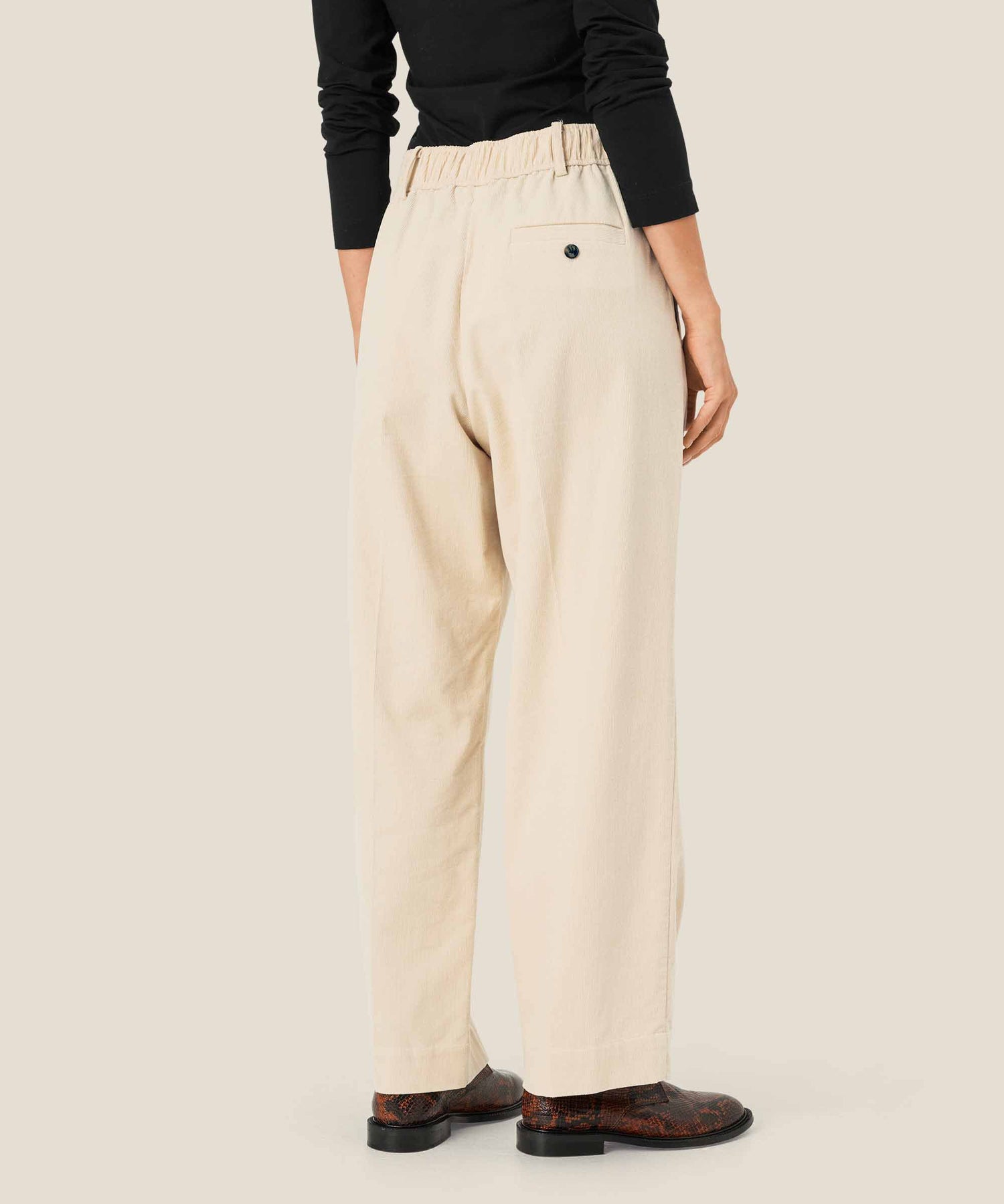 Perli Cotton Needle Cord Trouser