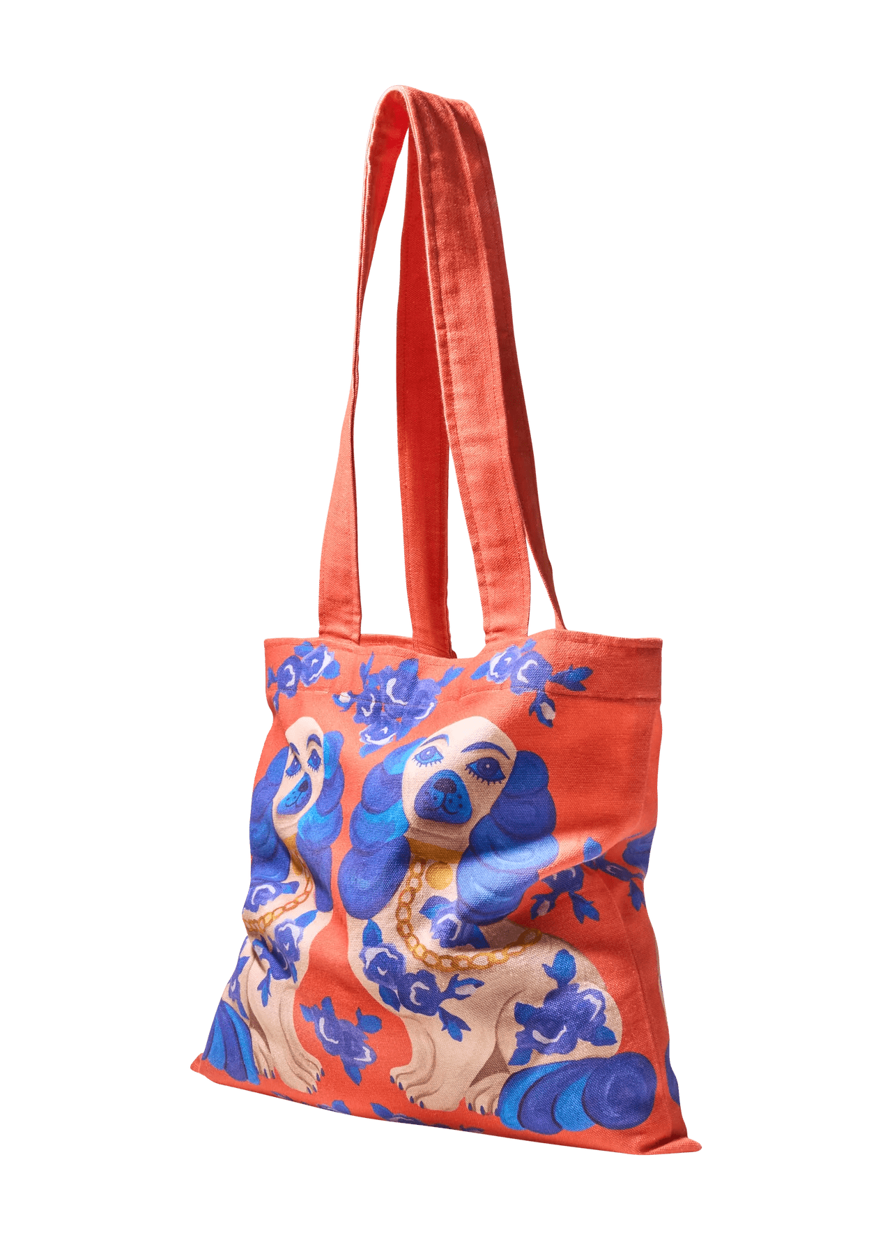 PowderPowder Canvas Tote Bag Splendid SpanielsAccessories - Blue Water Clothing