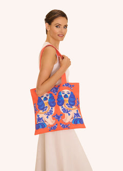 PowderPowder Canvas Tote Bag Splendid SpanielsAccessories - Blue Water Clothing