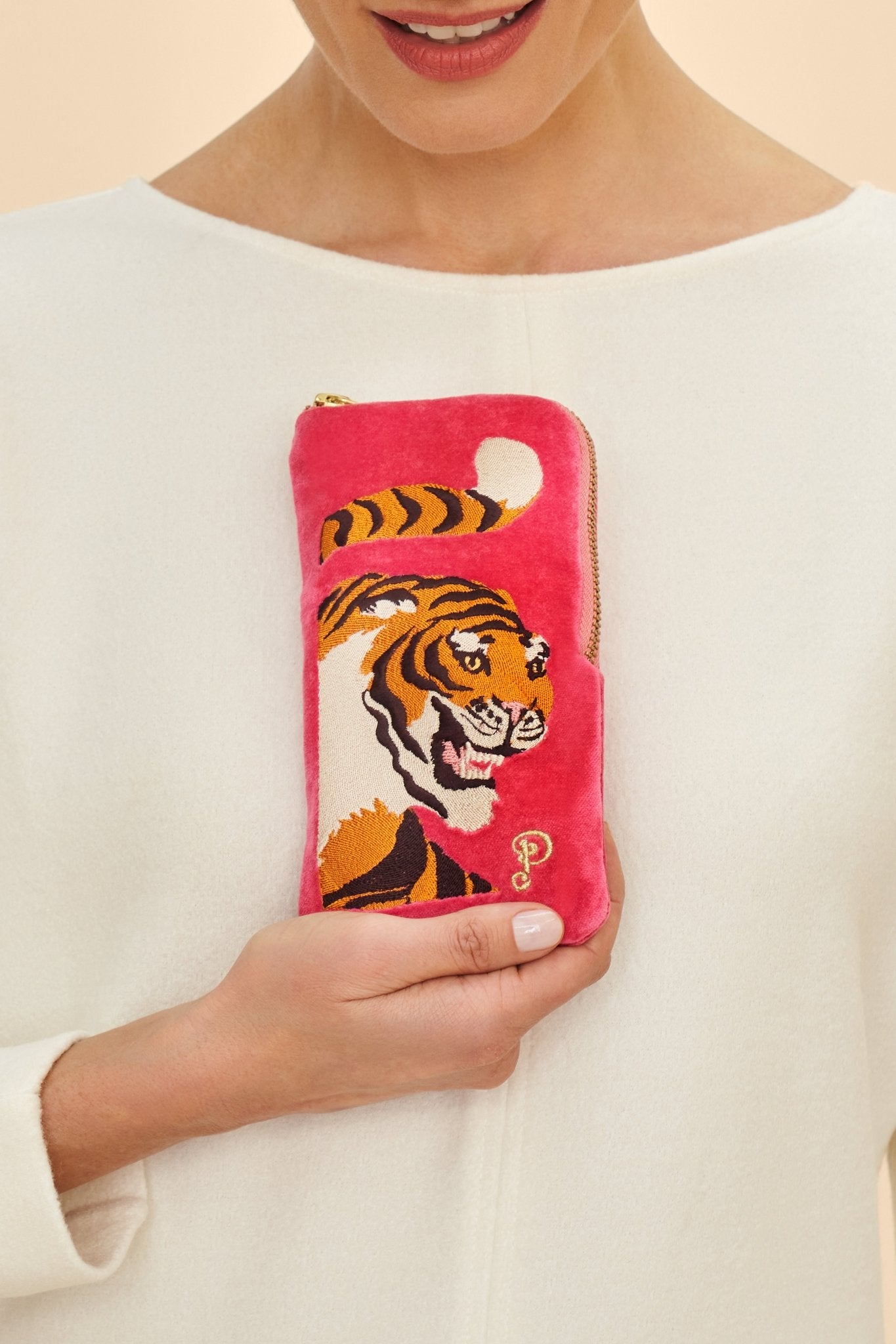 Powder Thrill of the Tiger Sunglasses Pouch - Blue Water Clothing