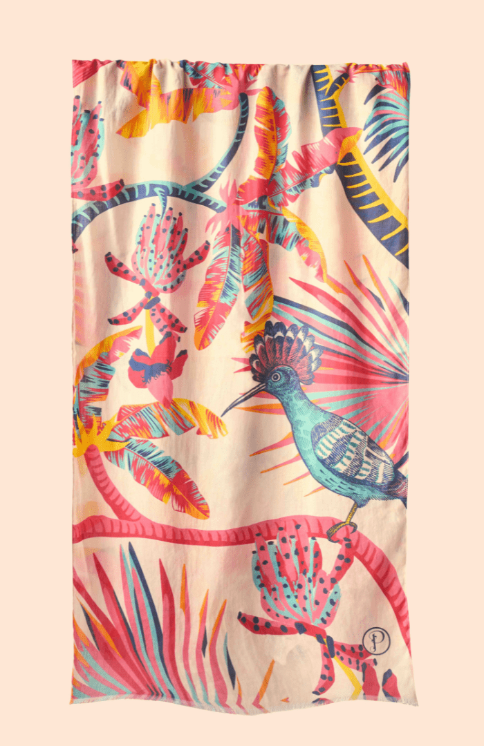 Powder Tropical Paradise Cotton Scarf - Blue Water Clothing