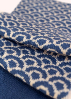 PowderPowder AW26 Agatha Scarf in Denim MixScarf - Blue Water Clothing