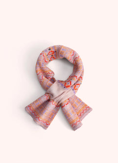 PowderPowder AW26 Fair Isle Scarf in Cream MixScarf - Blue Water Clothing