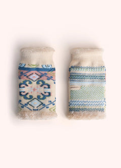 PowderPowder AW26 Scandi Cosy Wrist Warmers in Cream MixGloves - Blue Water Clothing