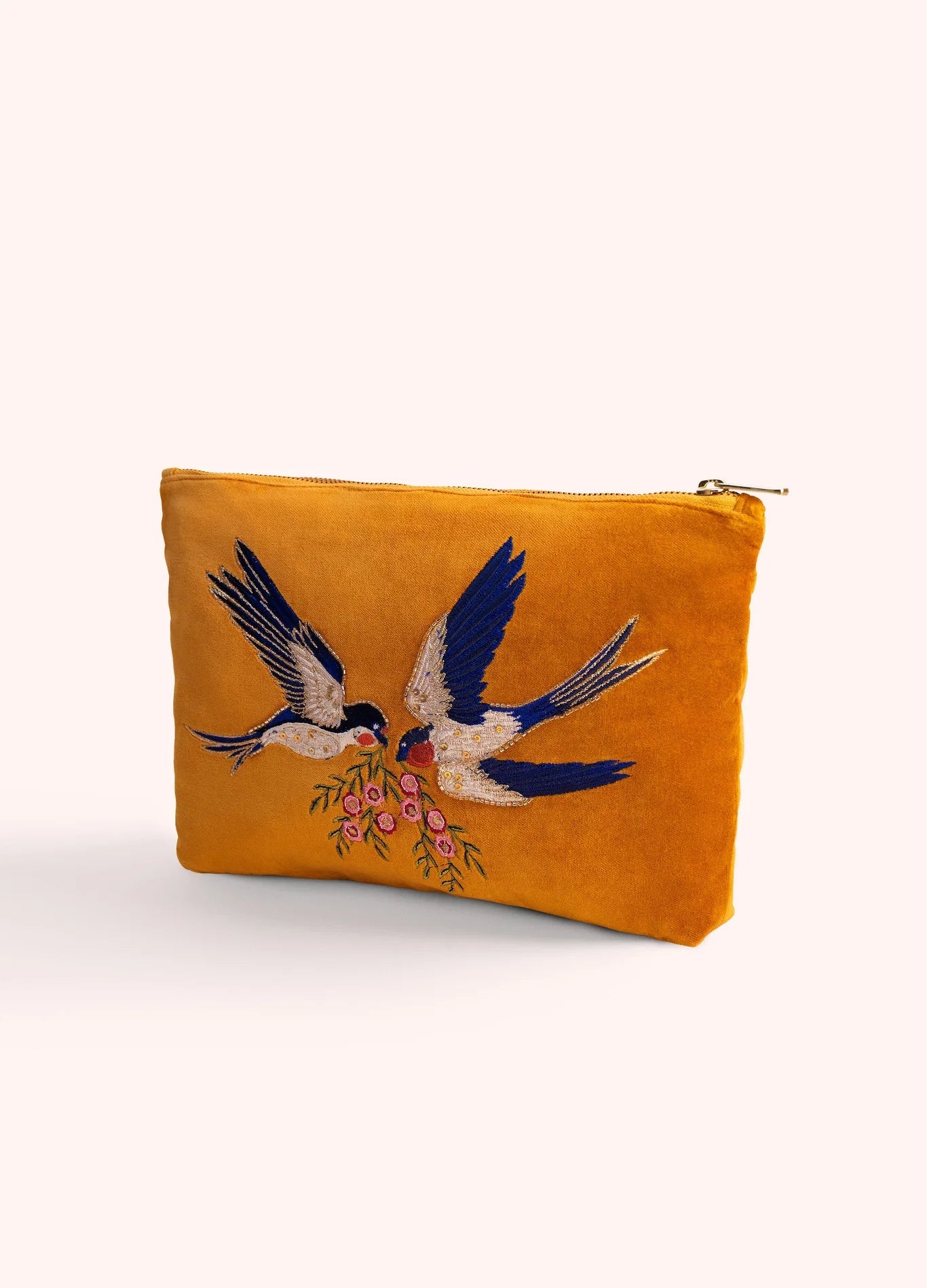 PowderPowder AW26 Swallow Zip PouchBags - Blue Water Clothing