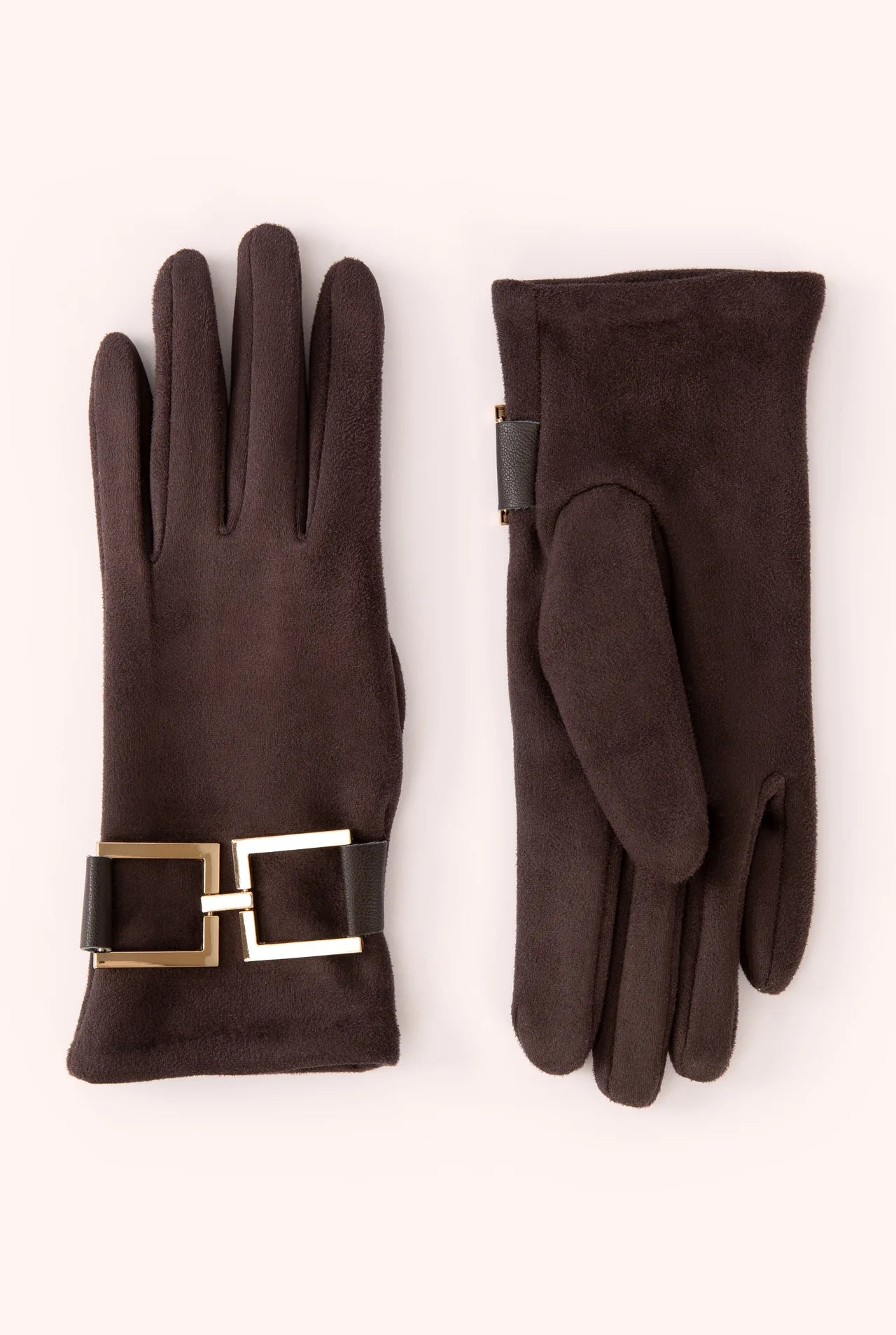 PowderPowder Dana Faux Suede Gloves NEWAccessoriesChocolate - Blue Water Clothing