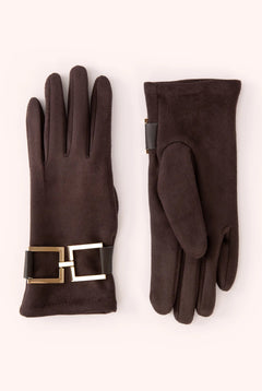 PowderPowder Dana Faux Suede Gloves NEWAccessoriesChocolate - Blue Water Clothing