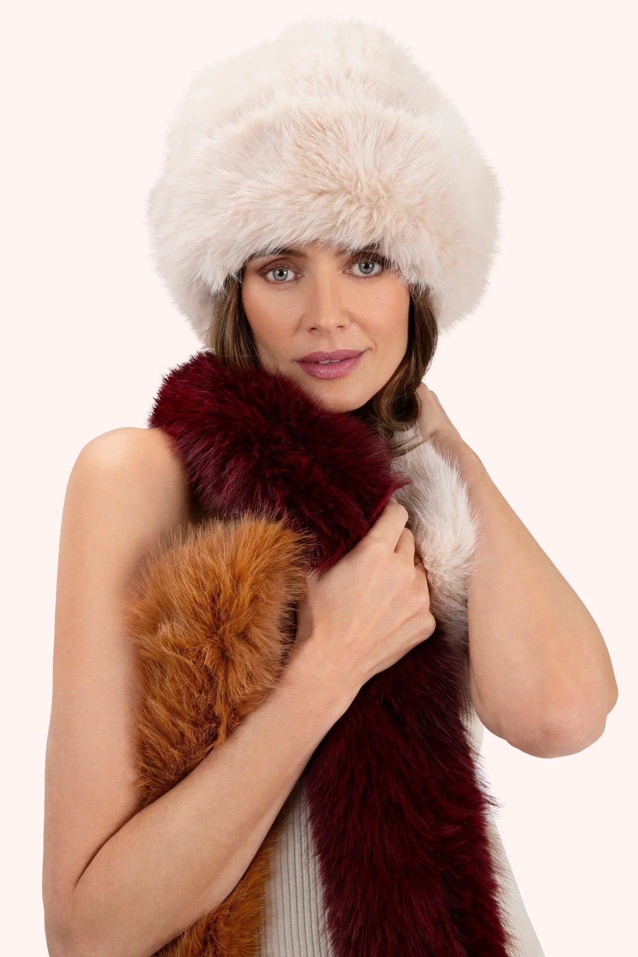 PowderPowder Elsa 3 - Tone Faux Fur ScarfAccessories - Blue Water Clothing