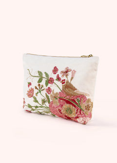 PowderPowder Embroidered Zip PouchAccessories - Blue Water Clothing