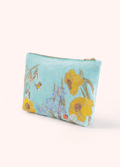 PowderPowder Embroidered Zip PouchAccessories - Blue Water Clothing