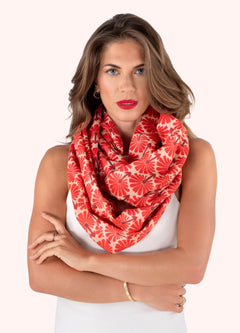 PowderPowder Infinity Scarf Rogue PalmsAccessories - Blue Water Clothing