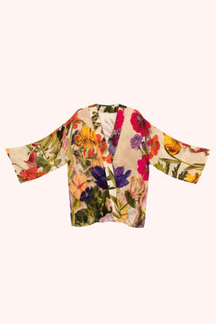 PowderPowder Mid Length Kimono Cream PosyTops - Blue Water Clothing