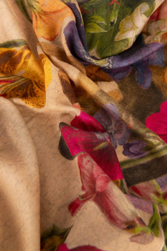 PowderPowder Mid Length Kimono Cream PosyTops - Blue Water Clothing