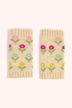PowderPowder Willow Ditsy Flower Wrist WarmersAccessories - Blue Water Clothing