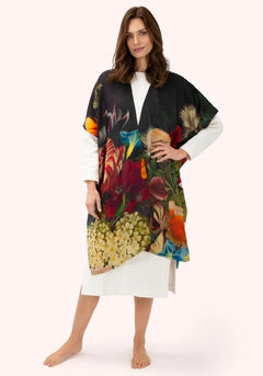 PowderPowder Wool Wrap Around Opulant Florals ChocolateAccessories - Blue Water Clothing
