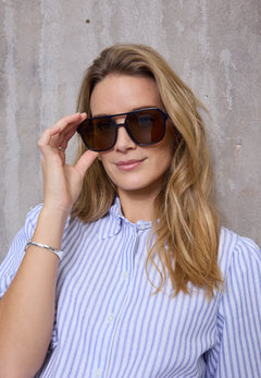 Pulz JeansPulz Jeans PZAUDREY ShirtTopsCloud Dancer - Blue Water Clothing