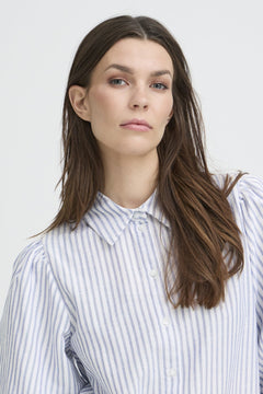 Pulz JeansPulz Jeans PZAUDREY ShirtTopsCloud Dancer - Blue Water Clothing